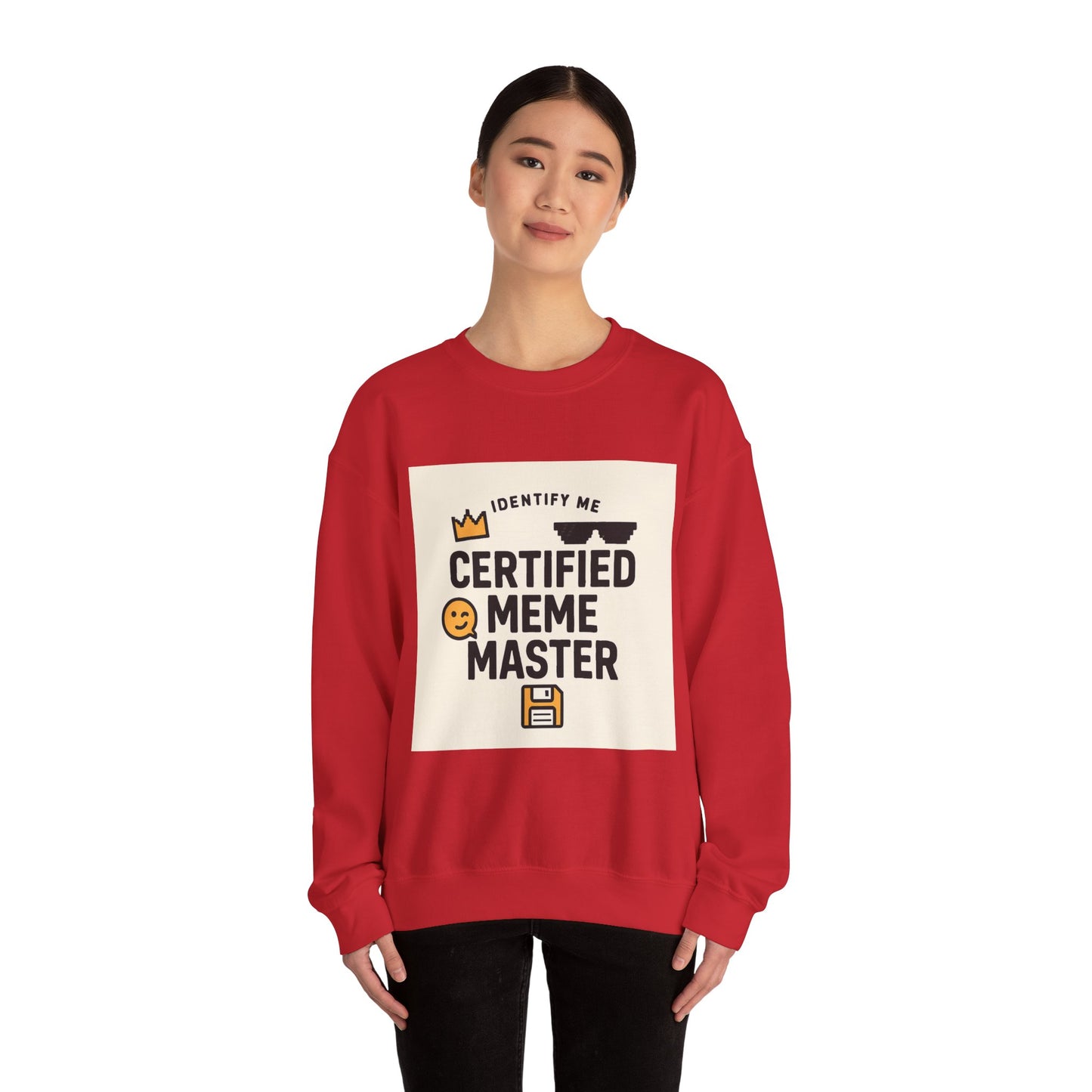 Certified Meme Master Unisex sweatshirt | funny internet meme design | Office | Tech | Online Chat | Trend