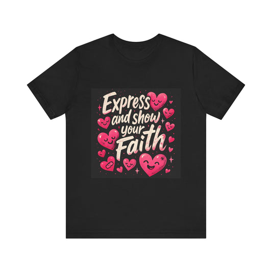 Faith Tee — "Express and Show Your Faith" Graphic T‑Shirt