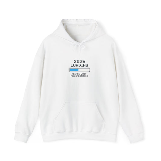 2026 Landing progress bar Hoodie | Please Wait For Greatness Unisex sweatshirt | Party | Get together | Office | Life