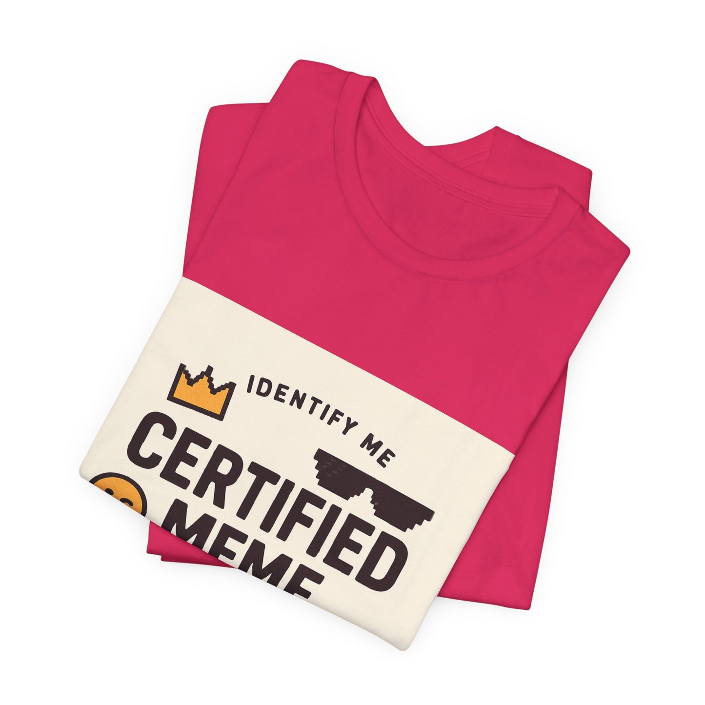 Certified Meme Master Unisex T-Shirt | Funny Internet Graphic Unisex Tee | Office | Cafe | Shopping | Tech