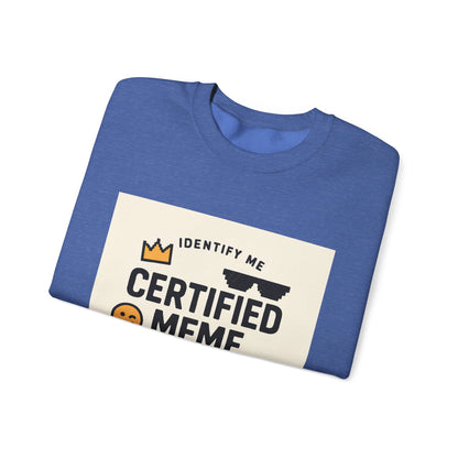 Certified Meme Master Unisex sweatshirt | funny internet meme design | Office | Tech | Online Chat | Trend
