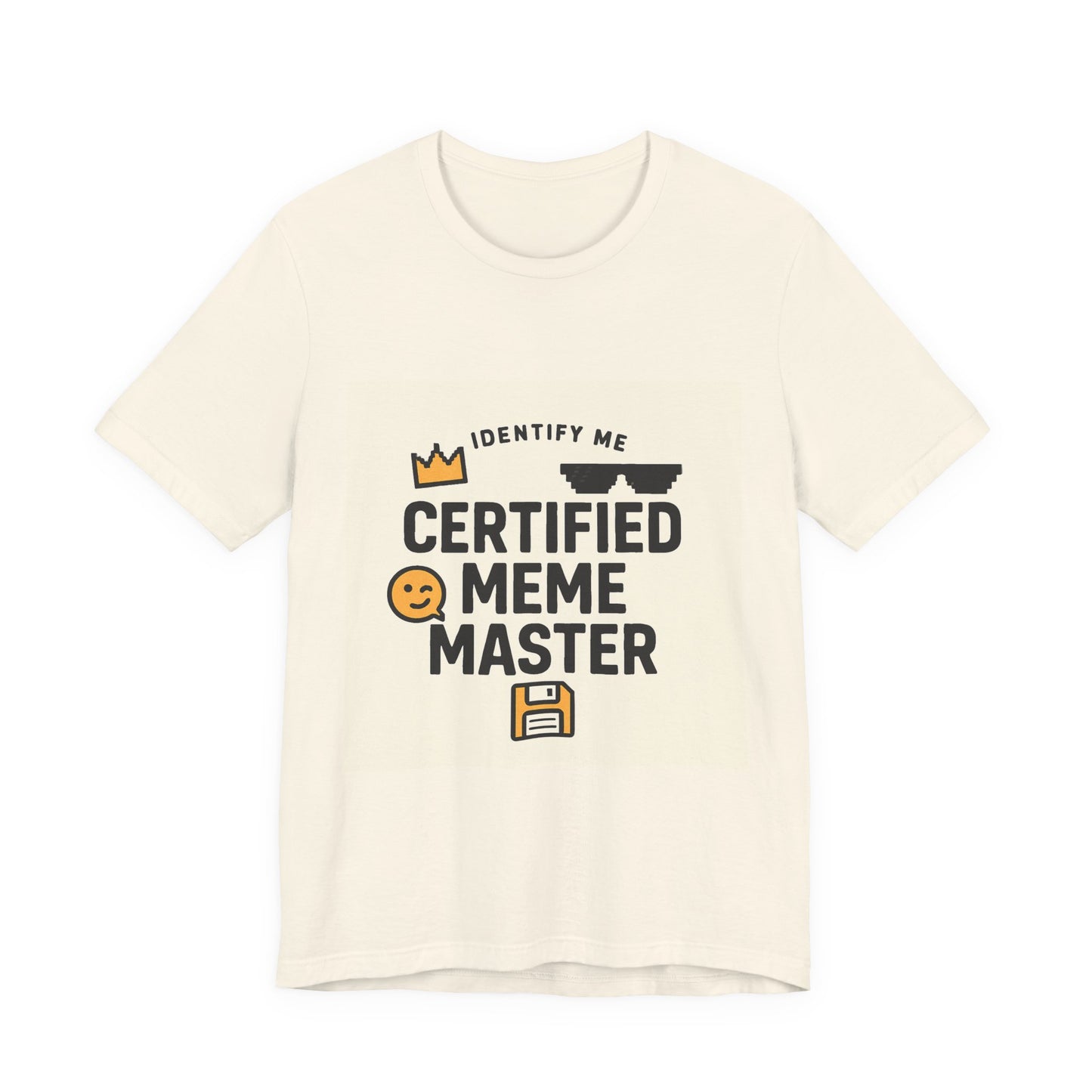 Certified Meme Master Unisex T-Shirt | Funny Internet Graphic Unisex Tee | Office | Cafe | Shopping | Tech