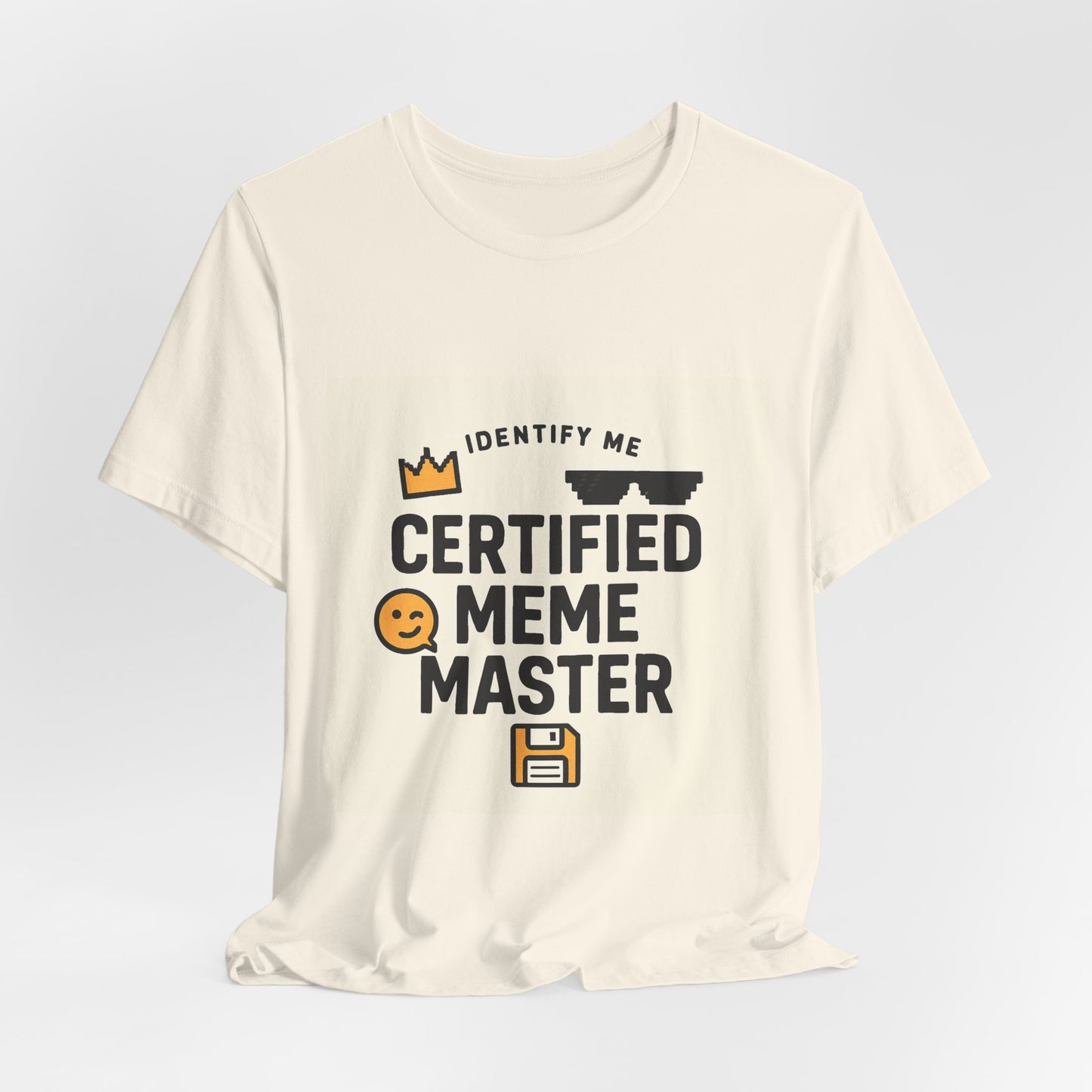 Certified Meme Master Unisex T-Shirt | Funny Internet Graphic Unisex Tee | Office | Cafe | Shopping | Tech