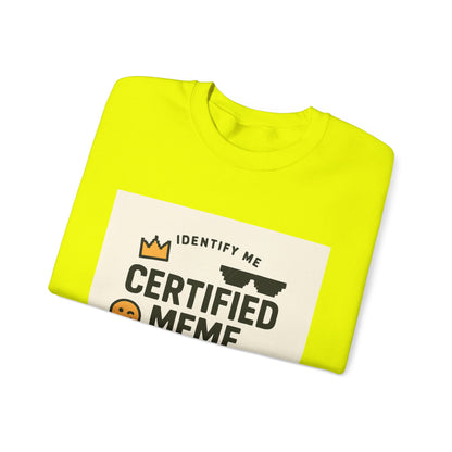 Certified Meme Master Unisex sweatshirt | funny internet meme design | Office | Tech | Online Chat | Trend