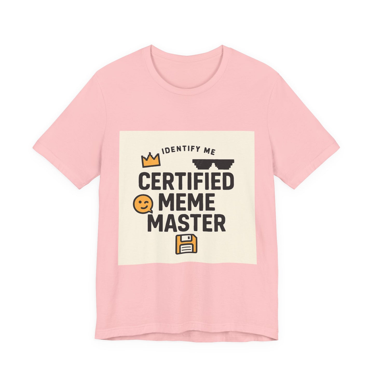 Certified Meme Master Unisex T-Shirt | Funny Internet Graphic Unisex Tee | Office | Cafe | Shopping | Tech