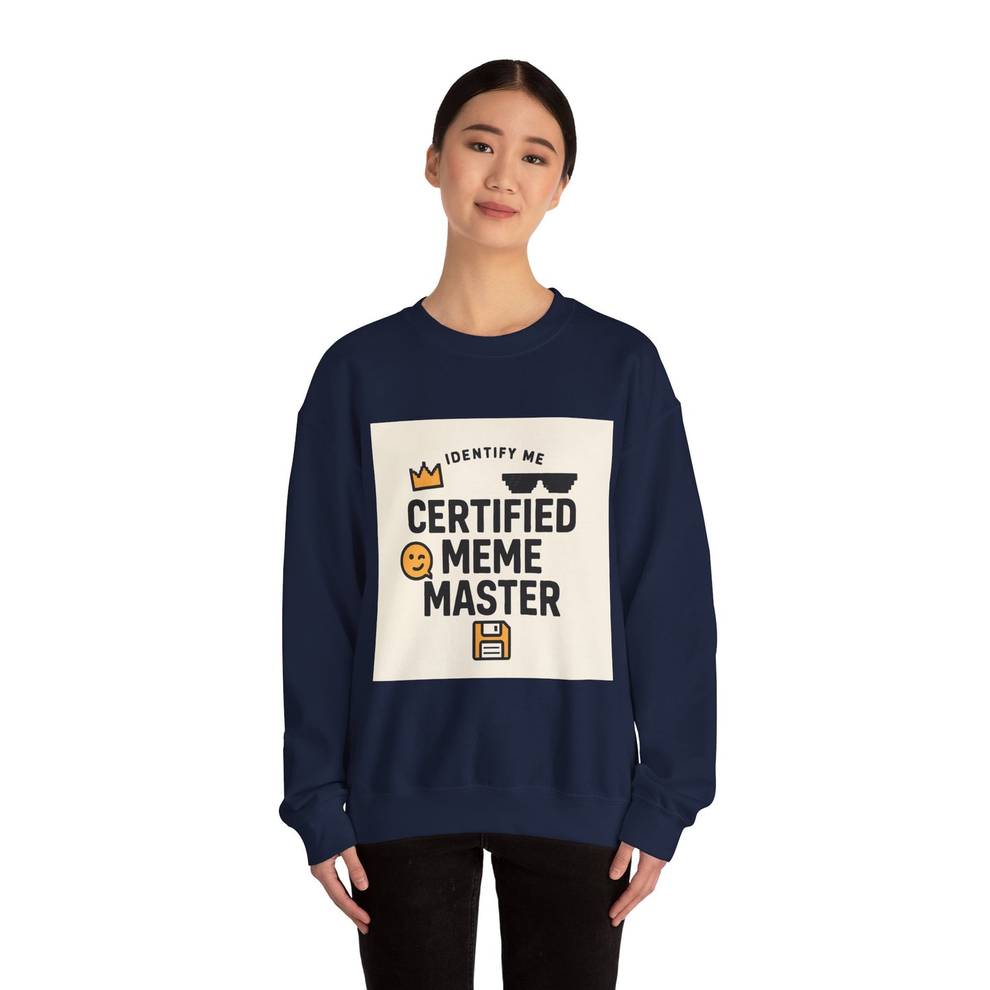 Certified Meme Master Unisex sweatshirt | funny internet meme design | Office | Tech | Online Chat | Trend