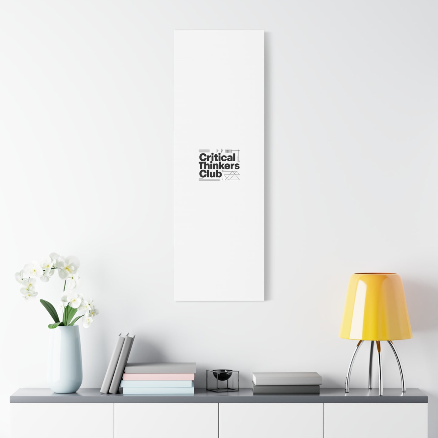 Critical Thinkers Club Canvas, Matte Stretched Art | Nerd Humor, Processing Moment