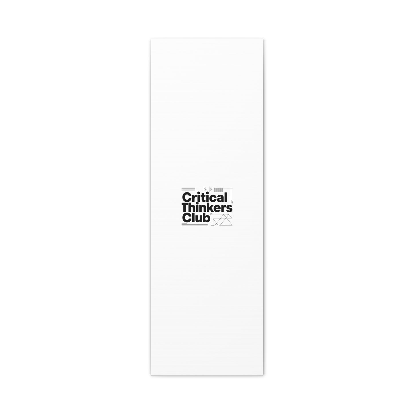 Critical Thinkers Club Canvas, Matte Stretched Art | Nerd Humor, Processing Moment