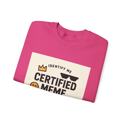 Certified Meme Master Unisex sweatshirt | funny internet meme design | Office | Tech | Online Chat | Trend