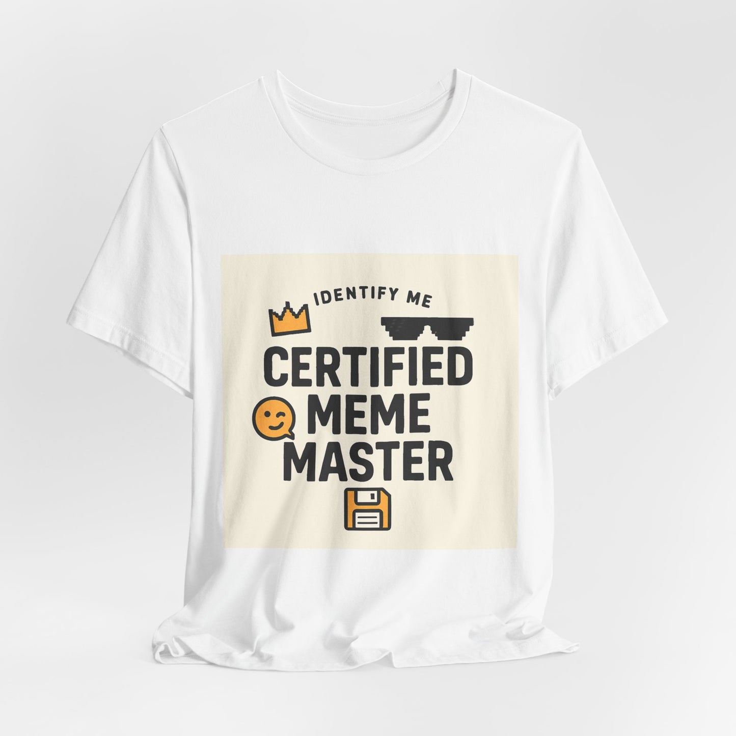 Certified Meme Master Unisex T-Shirt | Funny Internet Graphic Unisex Tee | Office | Cafe | Shopping | Tech