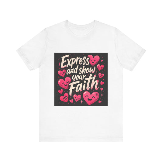 Faith Tee — "Express and Show Your Faith" Graphic T‑Shirt