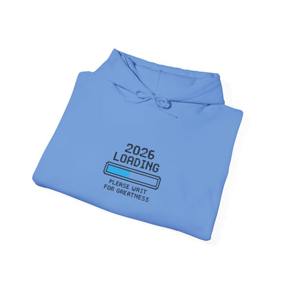 2026 Landing progress bar Hoodie | Please Wait For Greatness Unisex sweatshirt | Party | Get together | Office | Life