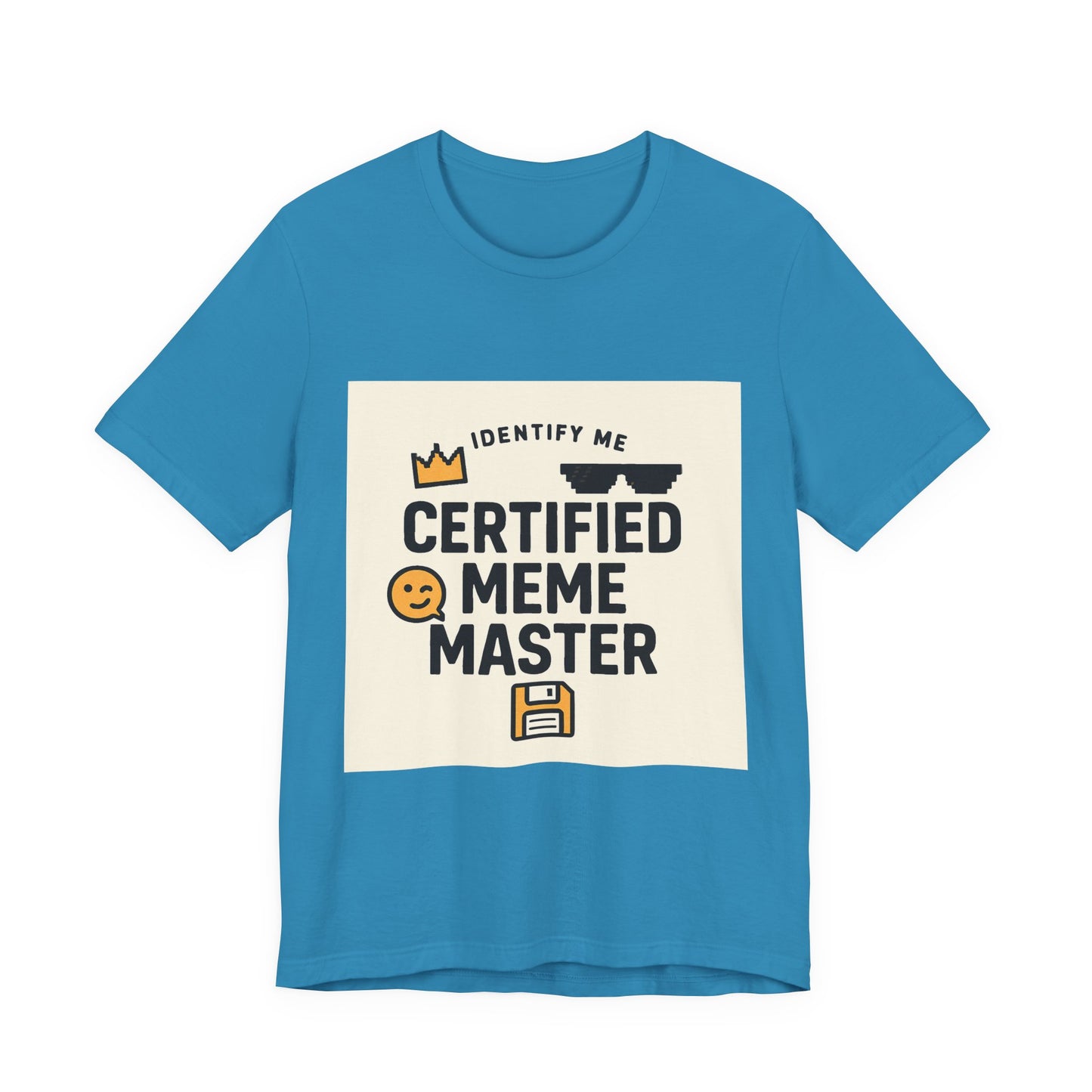 Certified Meme Master Unisex T-Shirt | Funny Internet Graphic Unisex Tee | Office | Cafe | Shopping | Tech