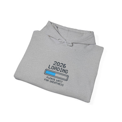 2026 Landing progress bar Hoodie | Please Wait For Greatness Unisex sweatshirt | Party | Get together | Office | Life