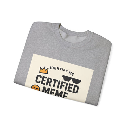Certified Meme Master Unisex sweatshirt | funny internet meme design | Office | Tech | Online Chat | Trend
