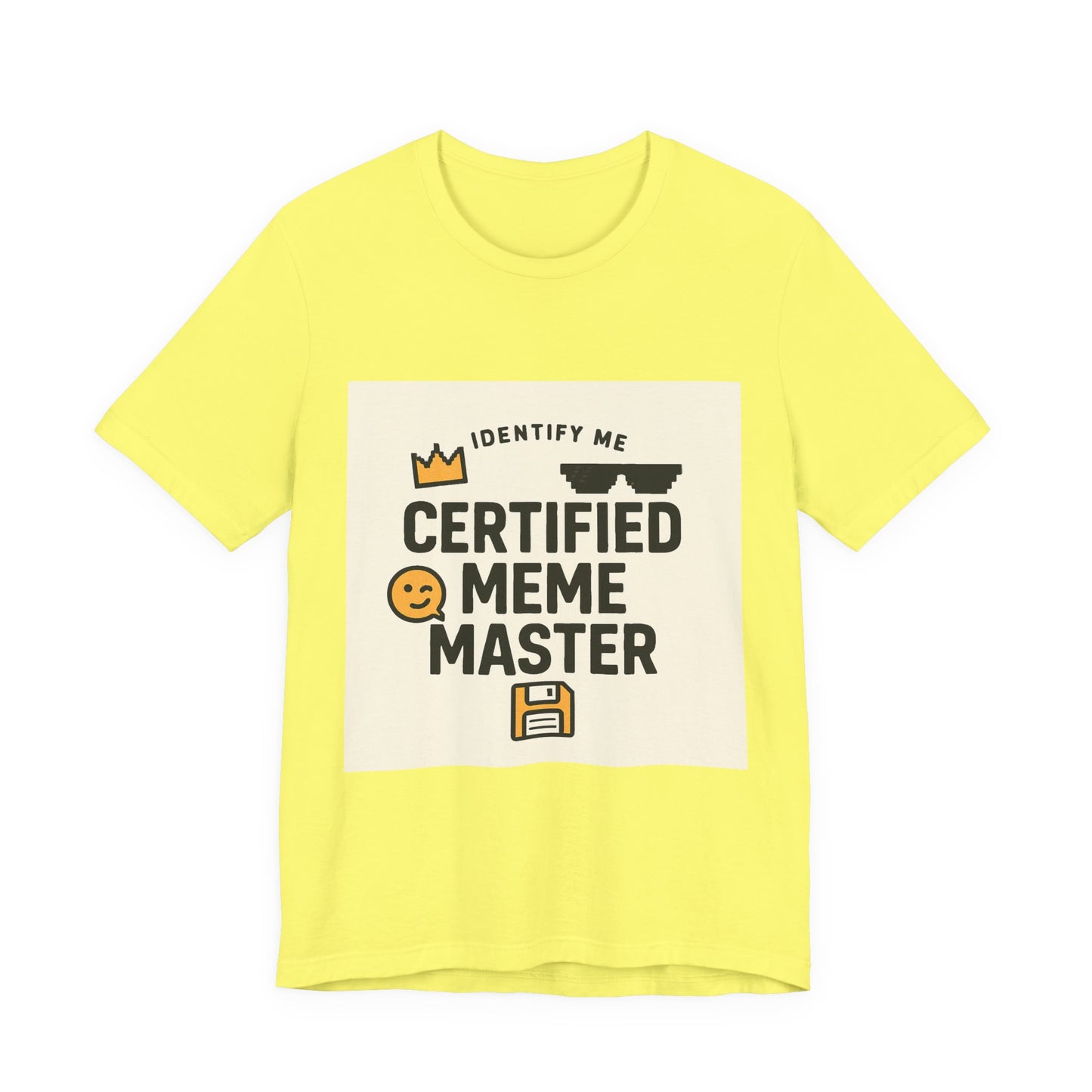 Certified Meme Master Unisex T-Shirt | Funny Internet Graphic Unisex Tee | Office | Cafe | Shopping | Tech