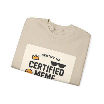 Certified Meme Master Unisex sweatshirt | funny internet meme design | Office | Tech | Online Chat | Trend