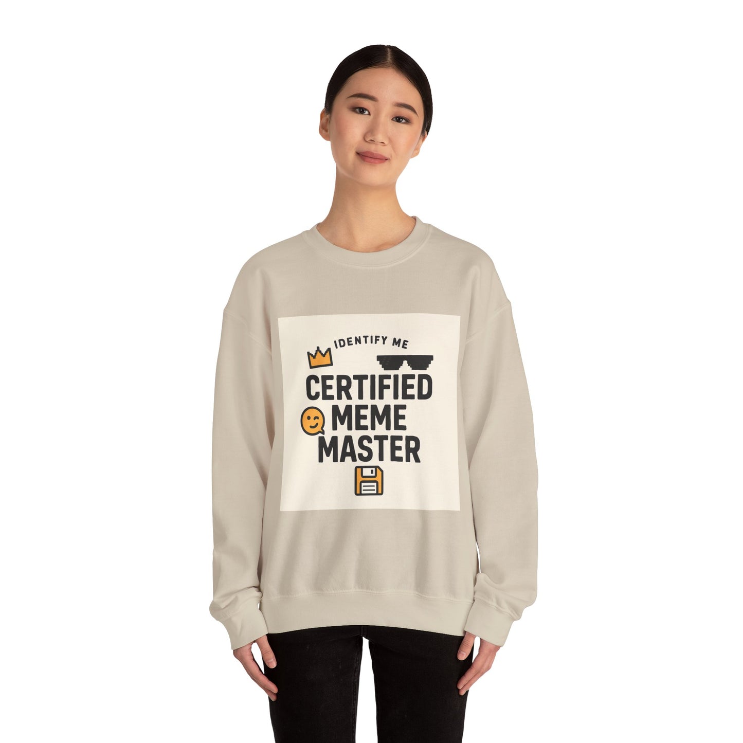 Certified Meme Master Unisex sweatshirt | funny internet meme design | Office | Tech | Online Chat | Trend