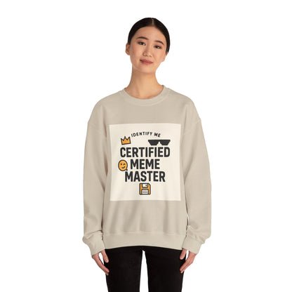 Certified Meme Master Unisex sweatshirt | funny internet meme design | Office | Tech | Online Chat | Trend
