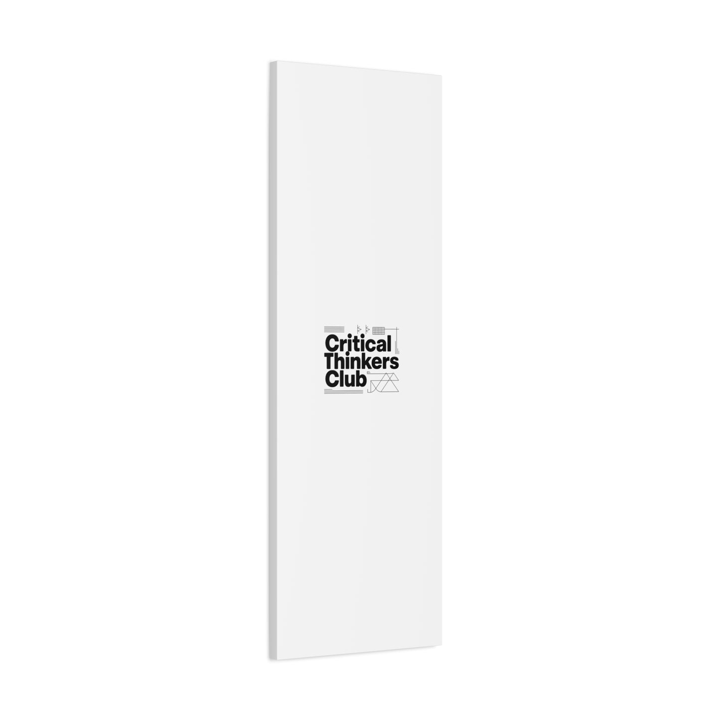 Critical Thinkers Club Canvas, Matte Stretched Art | Nerd Humor, Processing Moment