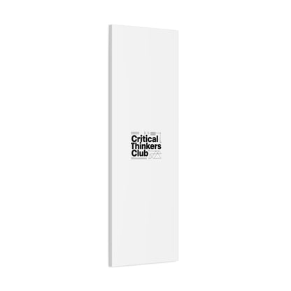 Critical Thinkers Club Canvas, Matte Stretched Art | Nerd Humor, Processing Moment