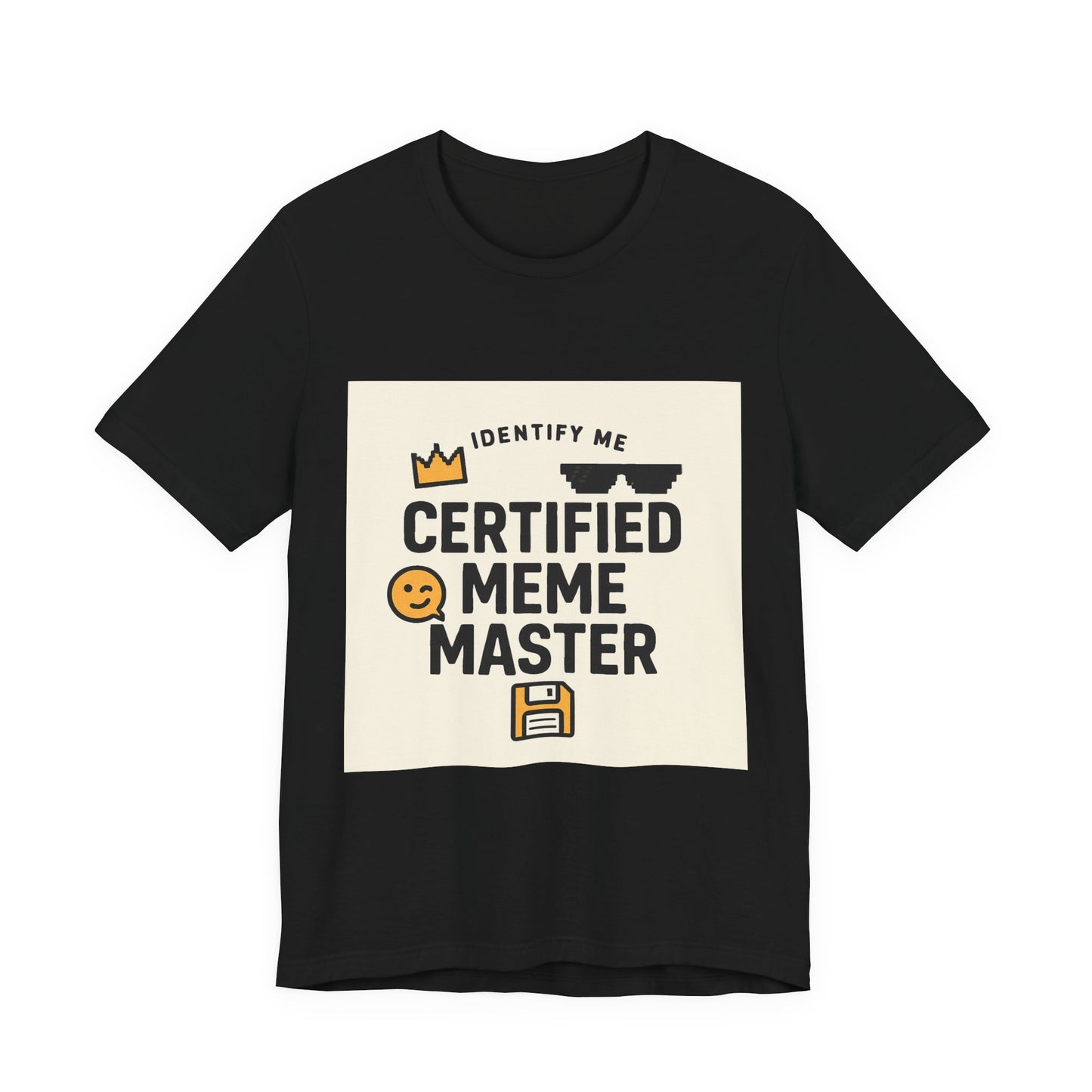 Certified Meme Master Unisex T-Shirt | Funny Internet Graphic Unisex Tee | Office | Cafe | Shopping | Tech