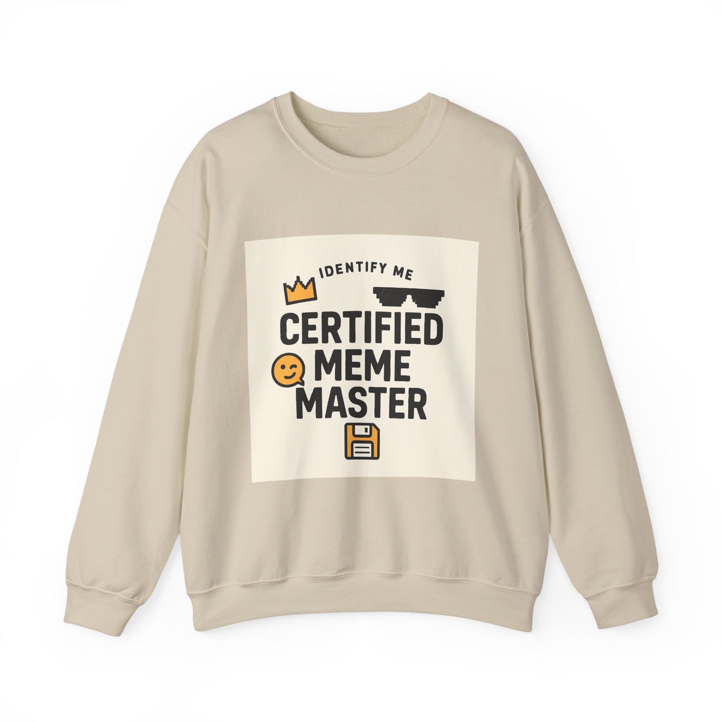 Certified Meme Master Unisex sweatshirt | funny internet meme design | Office | Tech | Online Chat | Trend