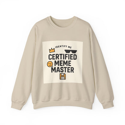 Certified Meme Master Unisex sweatshirt | funny internet meme design | Office | Tech | Online Chat | Trend