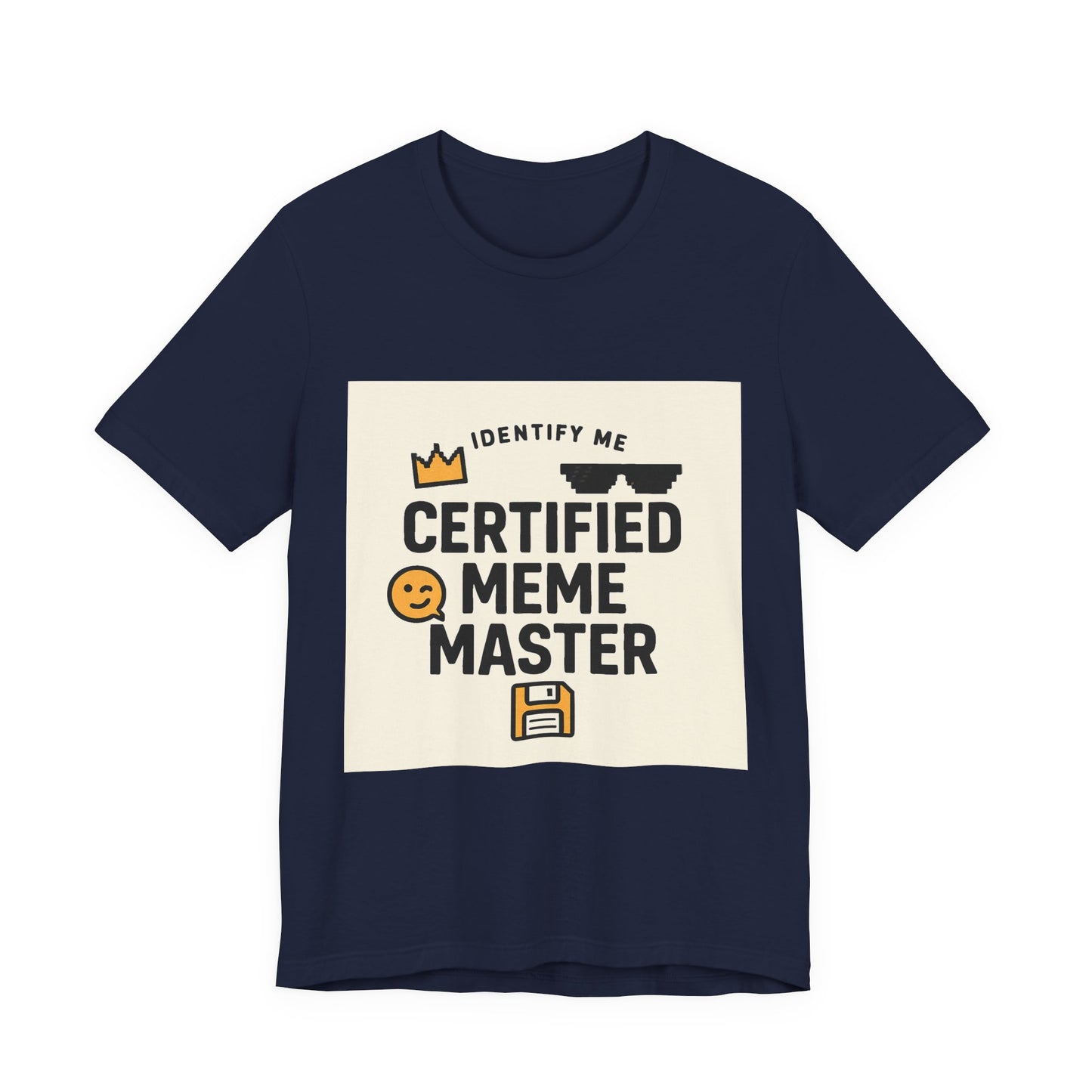 Certified Meme Master Unisex T-Shirt | Funny Internet Graphic Unisex Tee | Office | Cafe | Shopping | Tech