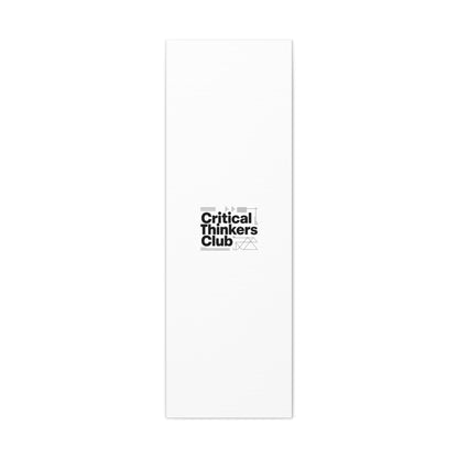 Critical Thinkers Club Canvas, Matte Stretched Art | Nerd Humor, Processing Moment