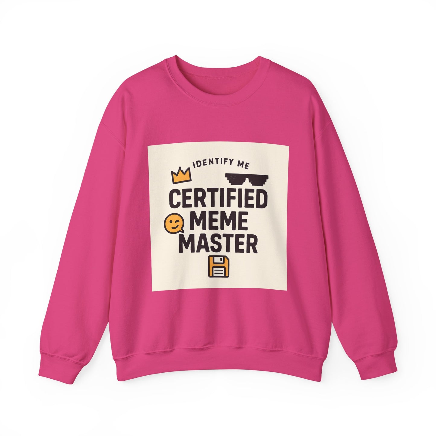 Certified Meme Master Unisex sweatshirt | funny internet meme design | Office | Tech | Online Chat | Trend