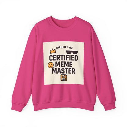 Certified Meme Master Unisex sweatshirt | funny internet meme design | Office | Tech | Online Chat | Trend