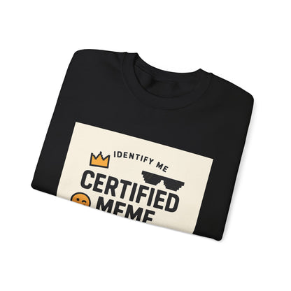Certified Meme Master Unisex sweatshirt | funny internet meme design | Office | Tech | Online Chat | Trend