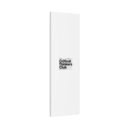Critical Thinkers Club Canvas, Matte Stretched Art | Nerd Humor, Processing Moment
