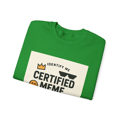 Certified Meme Master Unisex sweatshirt | funny internet meme design | Office | Tech | Online Chat | Trend