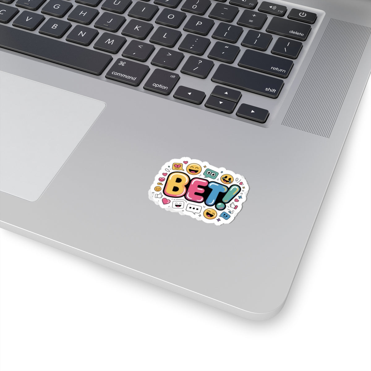 BET! kiss-cut Sticker | Gen-Z Slang, Cringe Sticker, Internet Lingo |  laptops, journals, and water-resistant