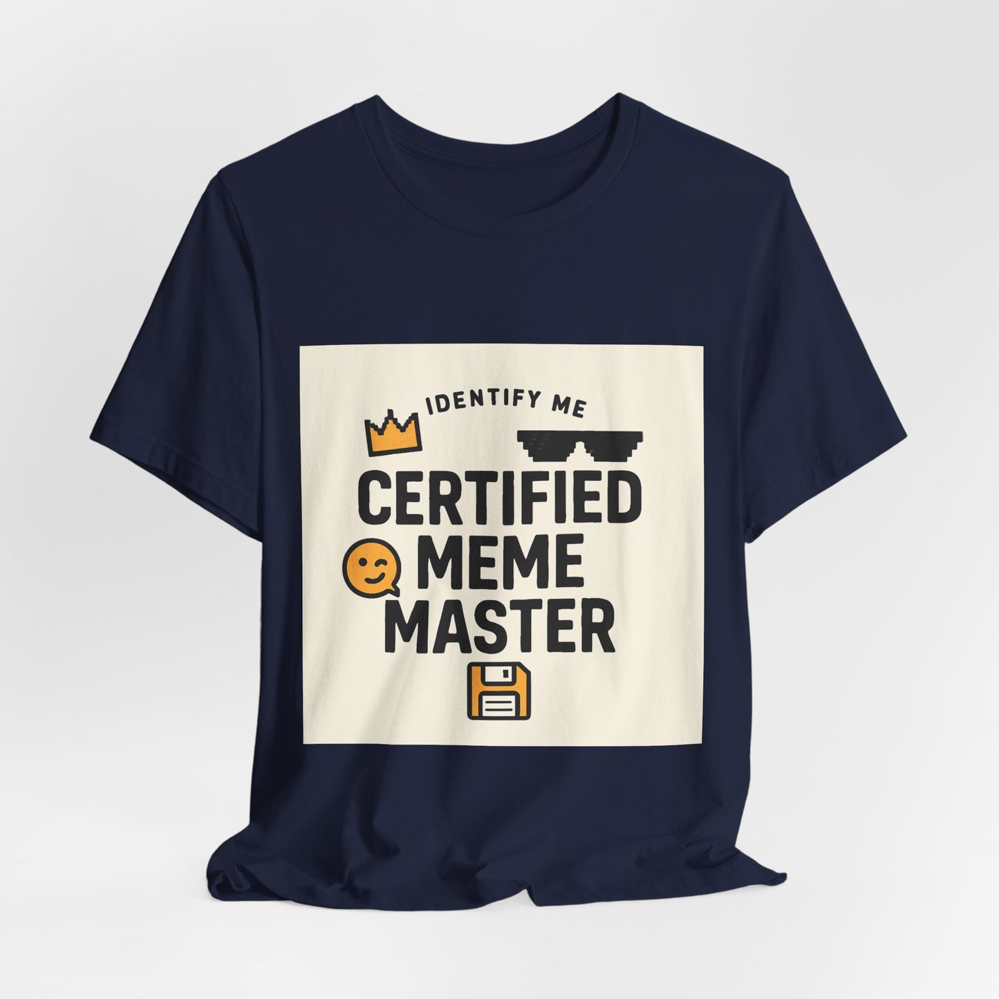 Certified Meme Master Unisex T-Shirt | Funny Internet Graphic Unisex Tee | Office | Cafe | Shopping | Tech