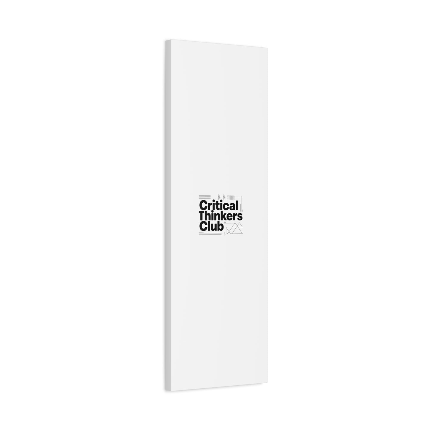 Critical Thinkers Club Canvas, Matte Stretched Art | Nerd Humor, Processing Moment