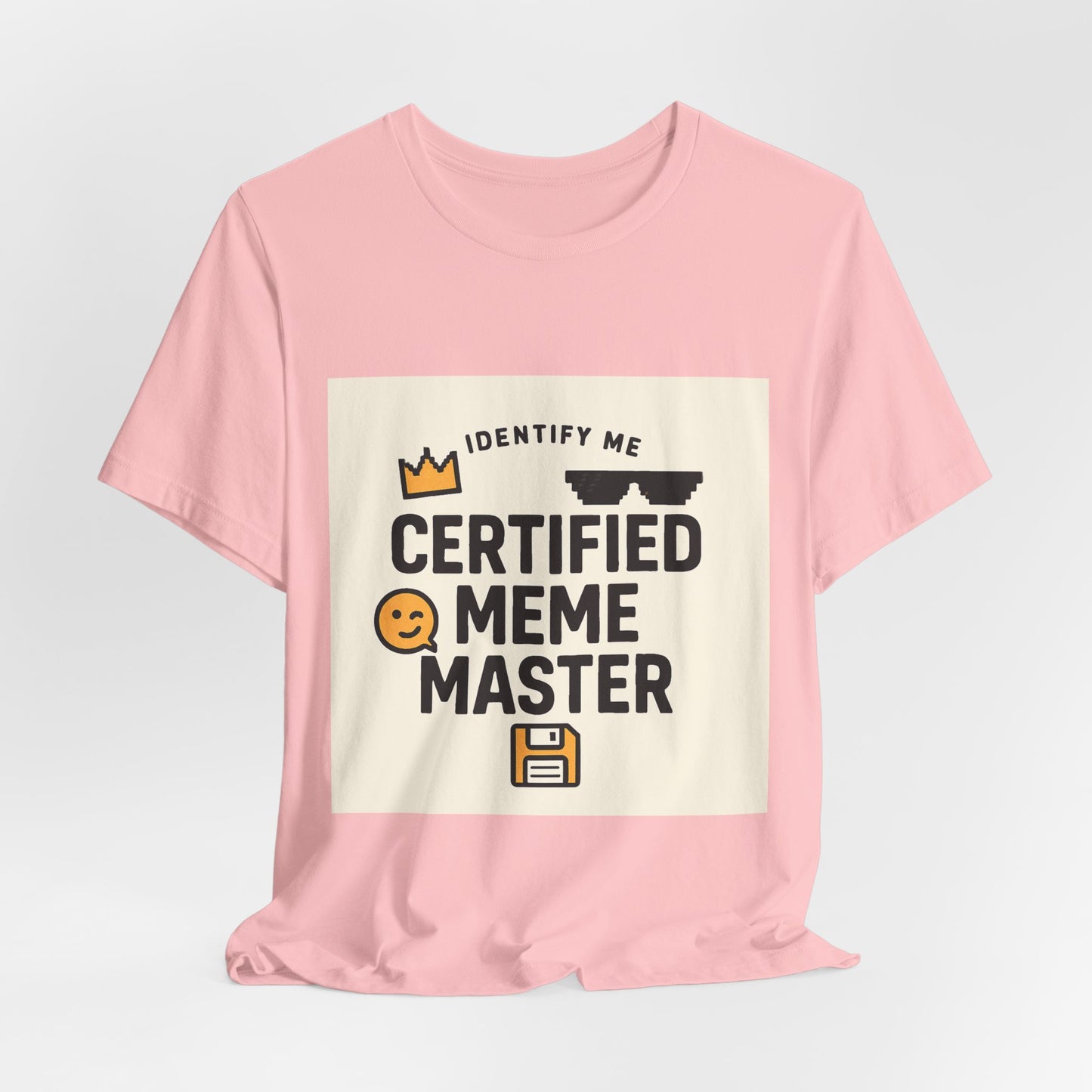 Certified Meme Master Unisex T-Shirt | Funny Internet Graphic Unisex Tee | Office | Cafe | Shopping | Tech