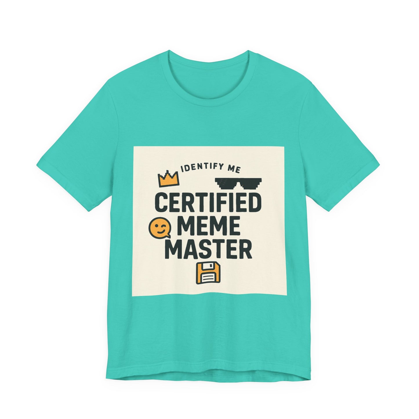 Certified Meme Master Unisex T-Shirt | Funny Internet Graphic Unisex Tee | Office | Cafe | Shopping | Tech